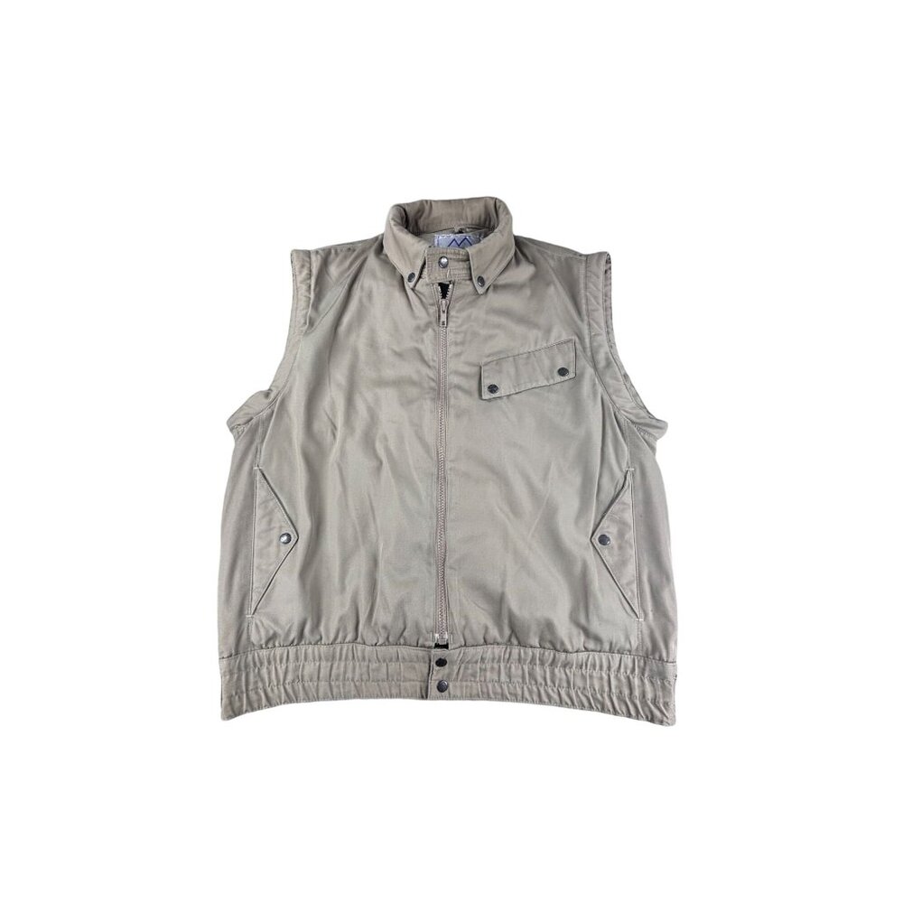 Vintage B.o.g Sport Khaki Utility Vest M